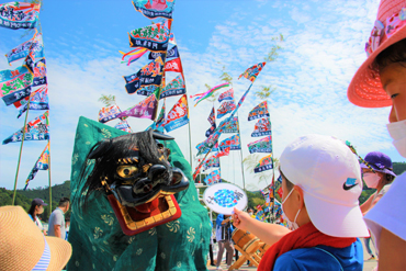 おながわみなと祭り海上獅子舞2