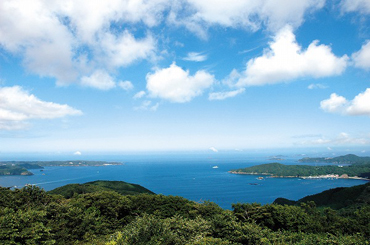 女川の海・山のイメージ写真