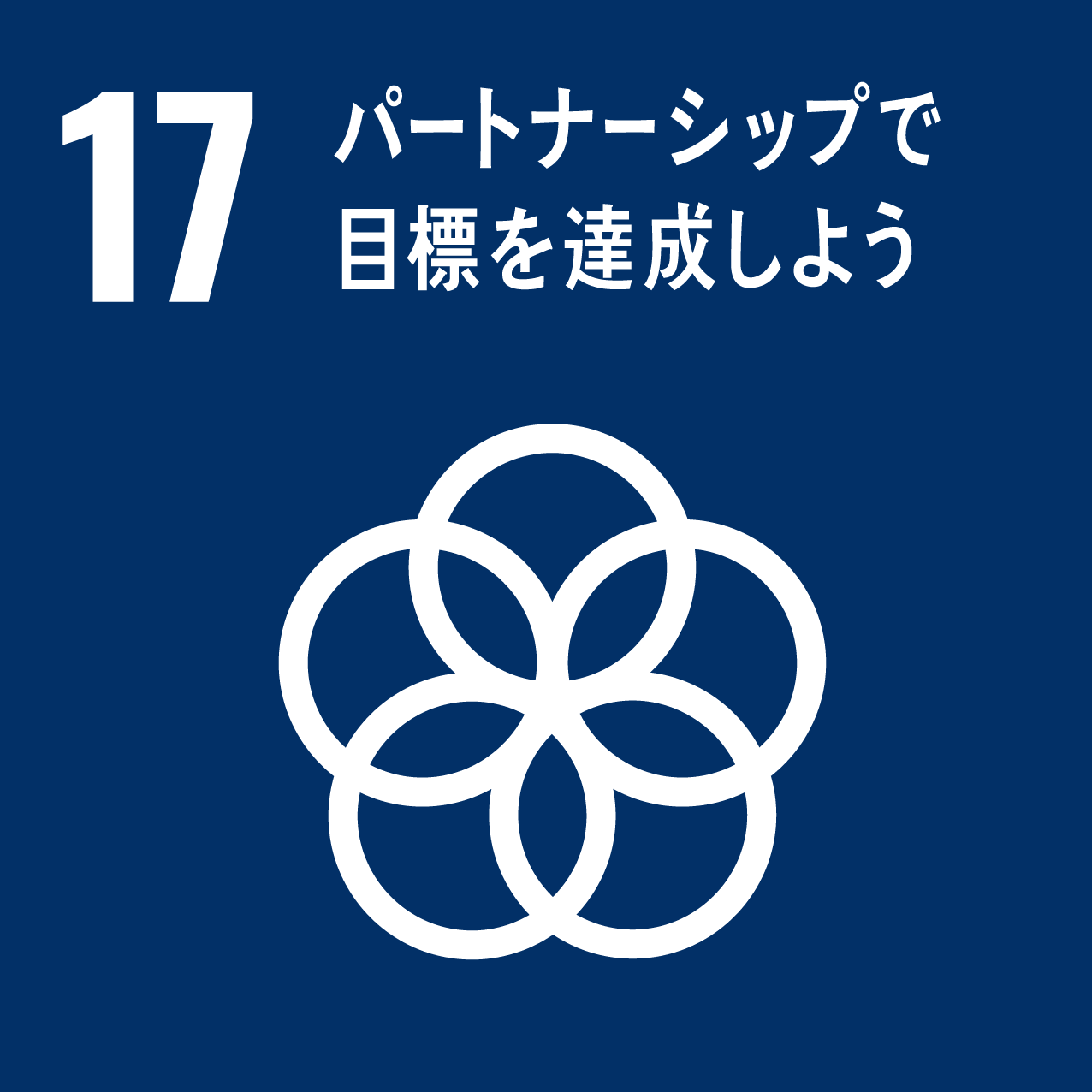 SDGs目標17アイコン