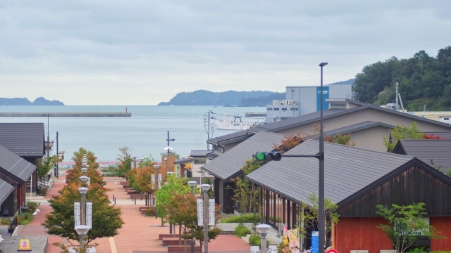 女川の町並み写真