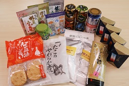 あがいんおながわ商品20種と女川町のギフト2個(常温)イメージ