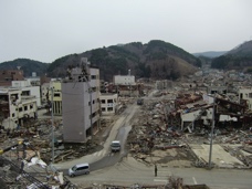 女川町地域医療センターから見た町の様子03