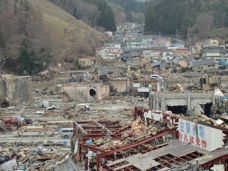 女川町地域医療センターから見た町の様子04