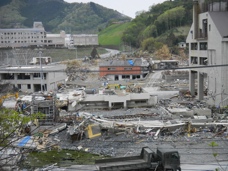 女川町地域医療センターから見た町の様子06